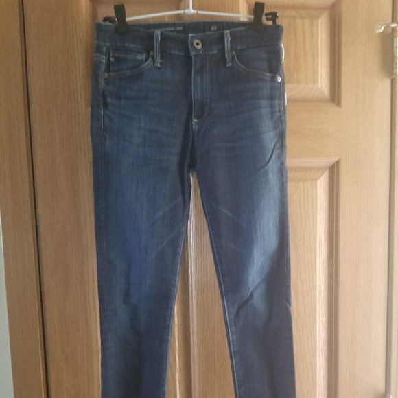AG/Adriano Goldschmeid The Farrah High Rise Skinny Crop Jeans Size 25 EU… - Picture 1 of 10